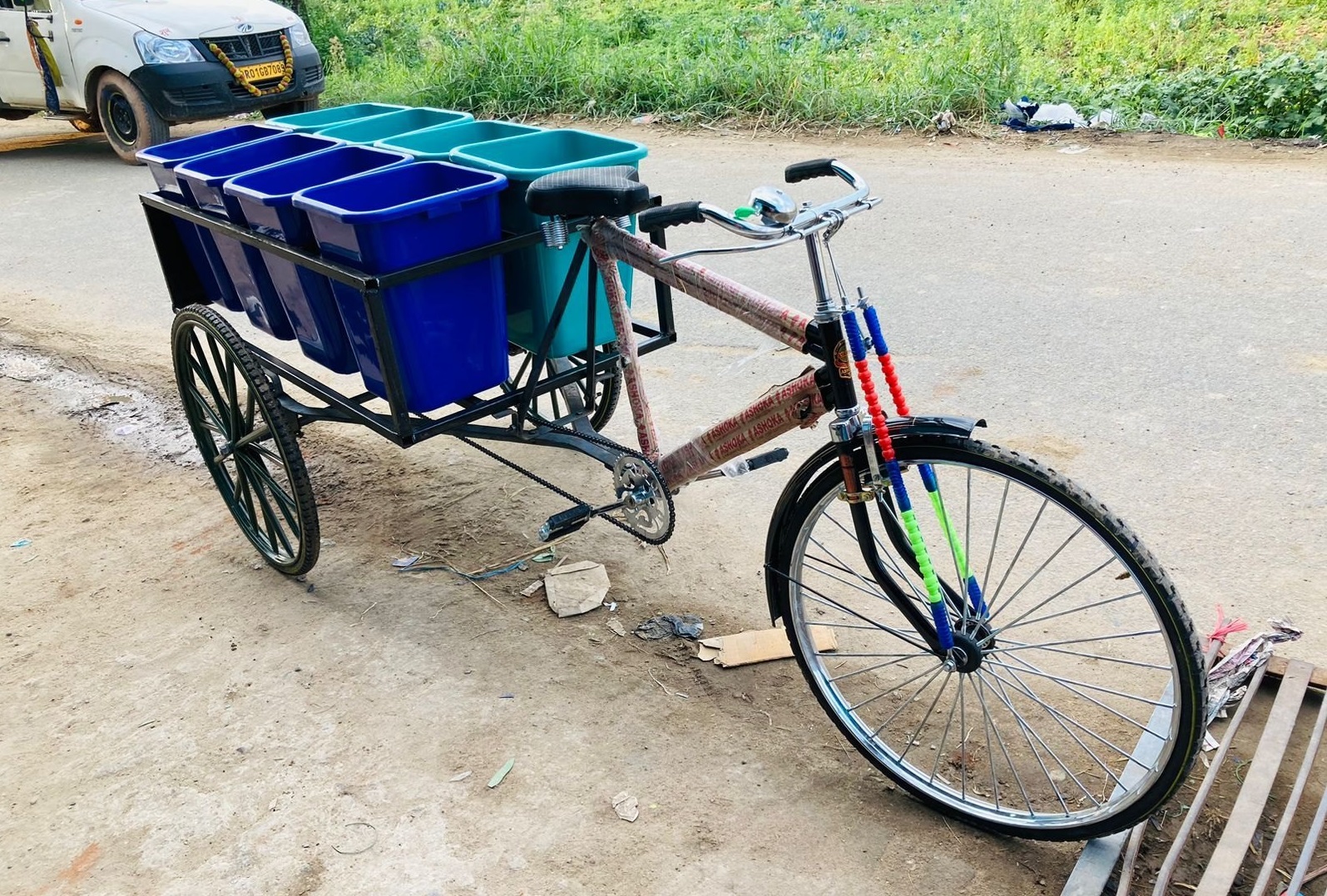 Garbage Collecting Tricycle Manufacturer in india